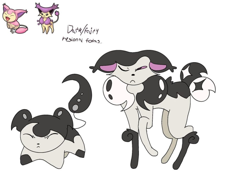 Regional form skitty and delkatty !