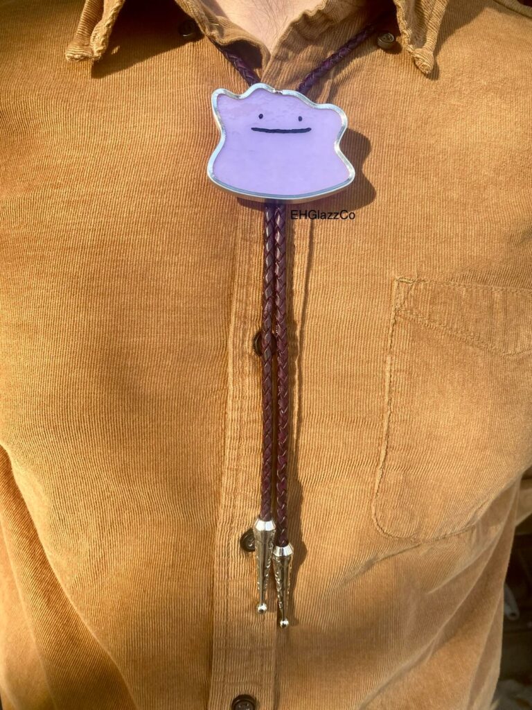 I’m a stained glass artist and this is my Ditto Bolo tie