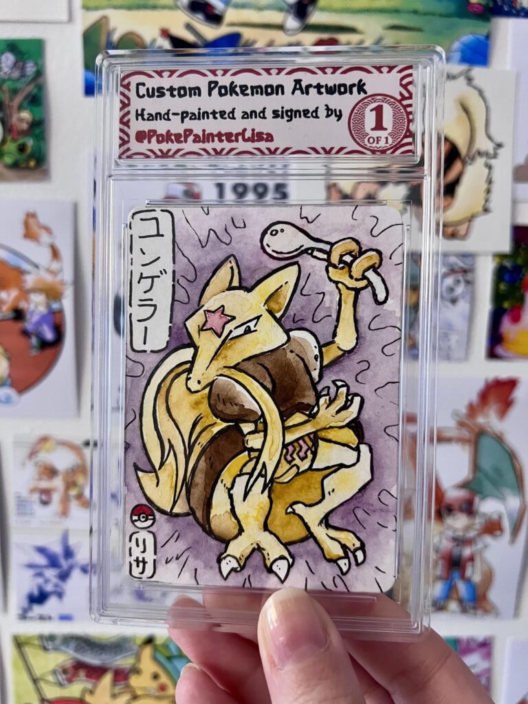 [OC] I painted Kadabra in watercolour!
