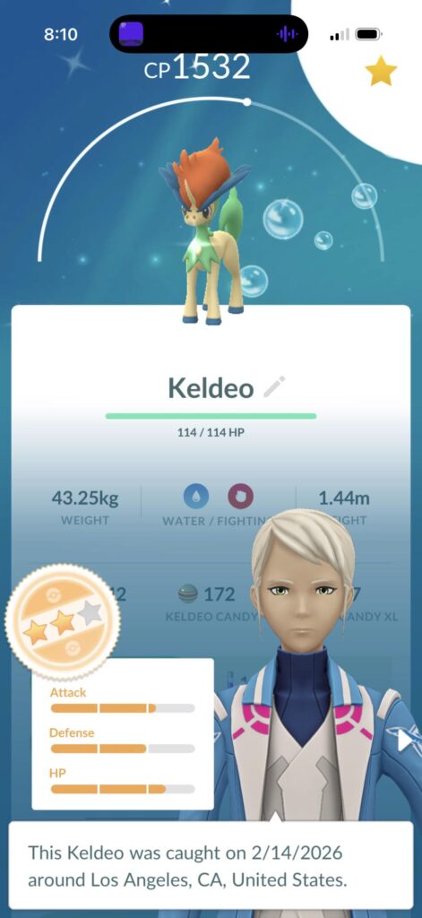 Not quite my 10/10/10 shiny Mew, but a pretty damned good Valentines Day gift!