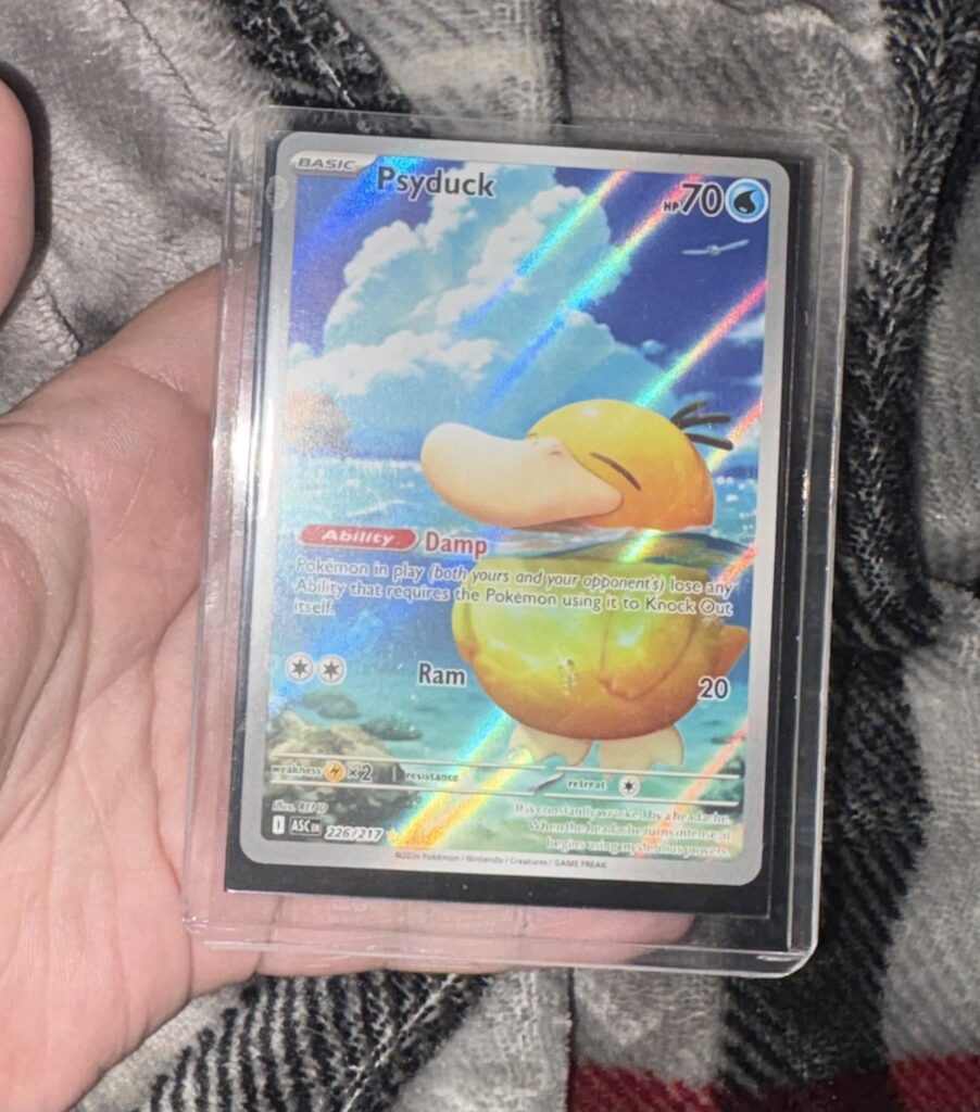 Waited in the rain w obvious scalpers for ONE ETB for myself, expected no pulls and got this!