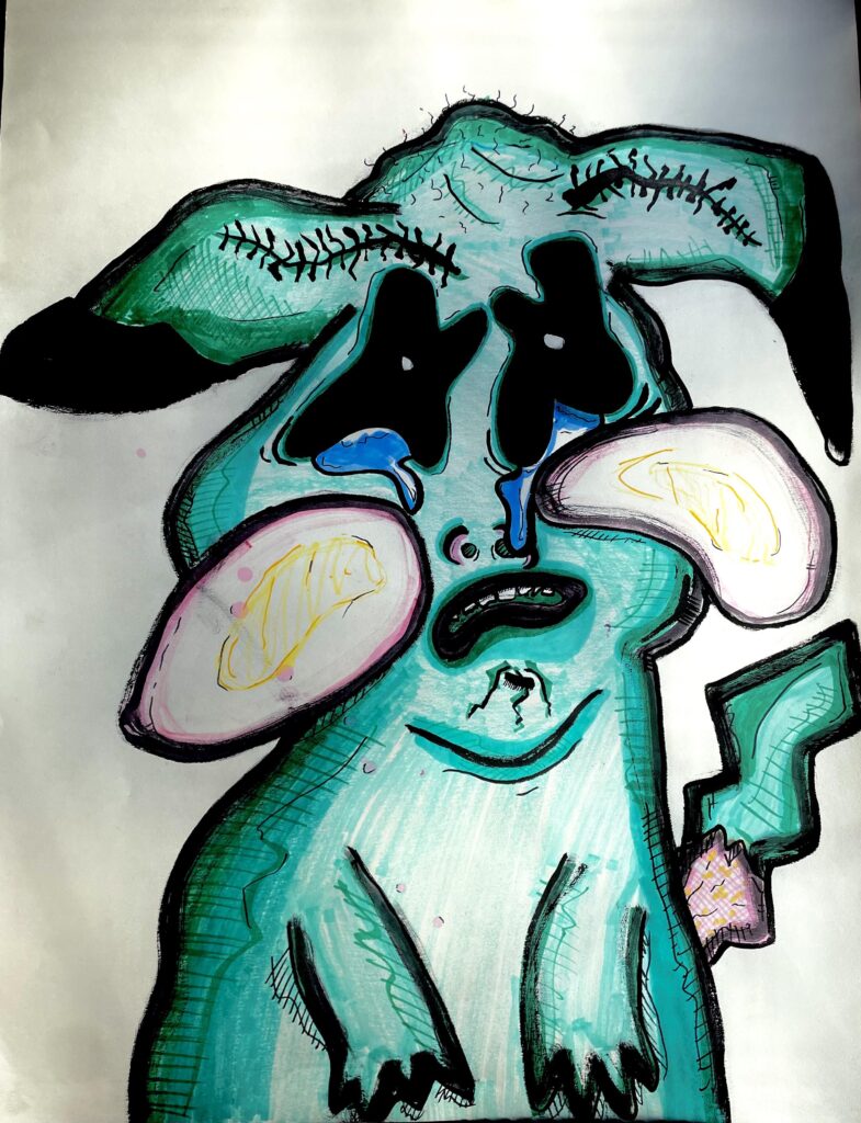 Pika Got Bit - by pokemasterzen (me) - OC