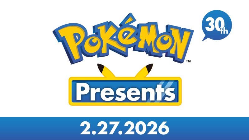 Tune in to Pokémon Presents at 6:00 a.m. PST on February 27, and join us in celebrating 30 years of Pokémon!