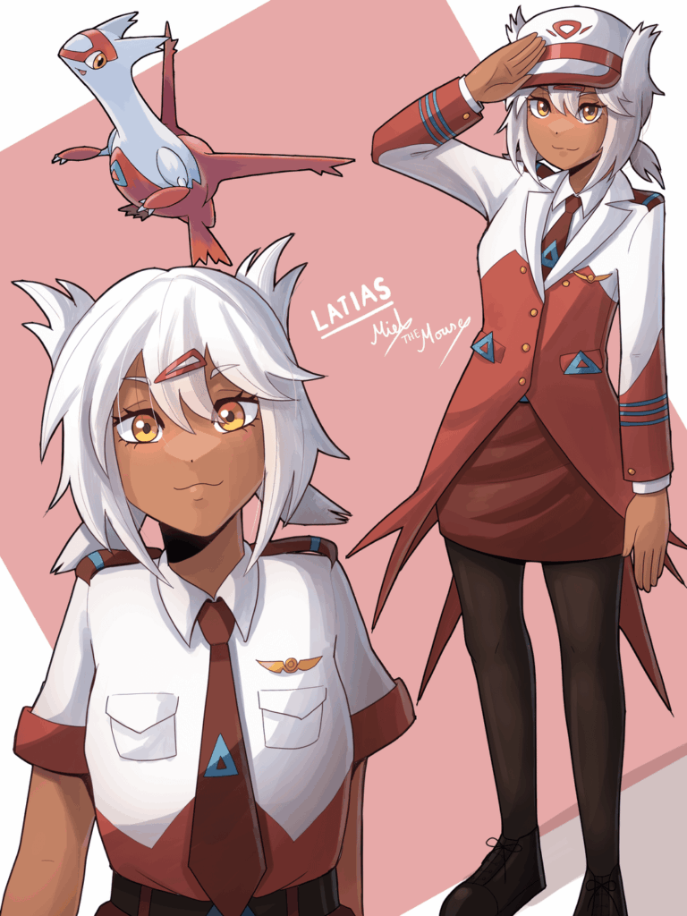 [OC] I designed Gijinkas/Human forms for the Lati-Twins!