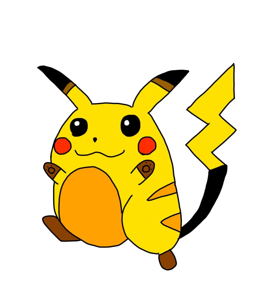 I drawed 1996 Pikachu [OC]