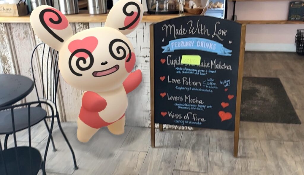 I was working at my mom’s cafe today. Fortunately I had help