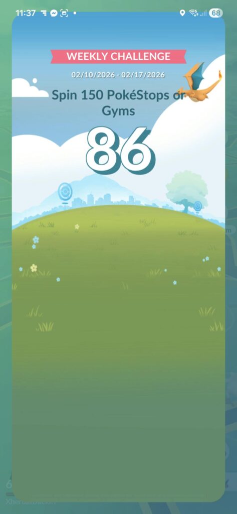 Stuck on weekly challenge screen