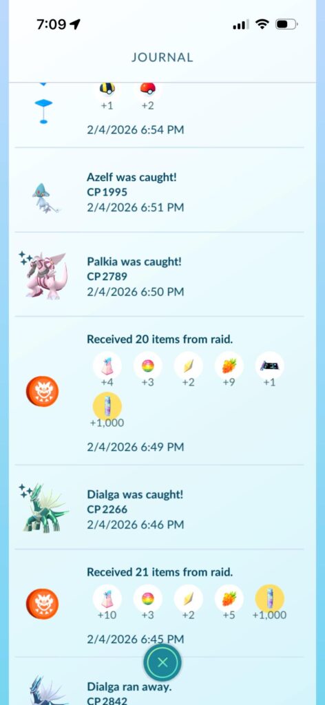 Back to back Legendary Shiny’s and a Wild Azelf