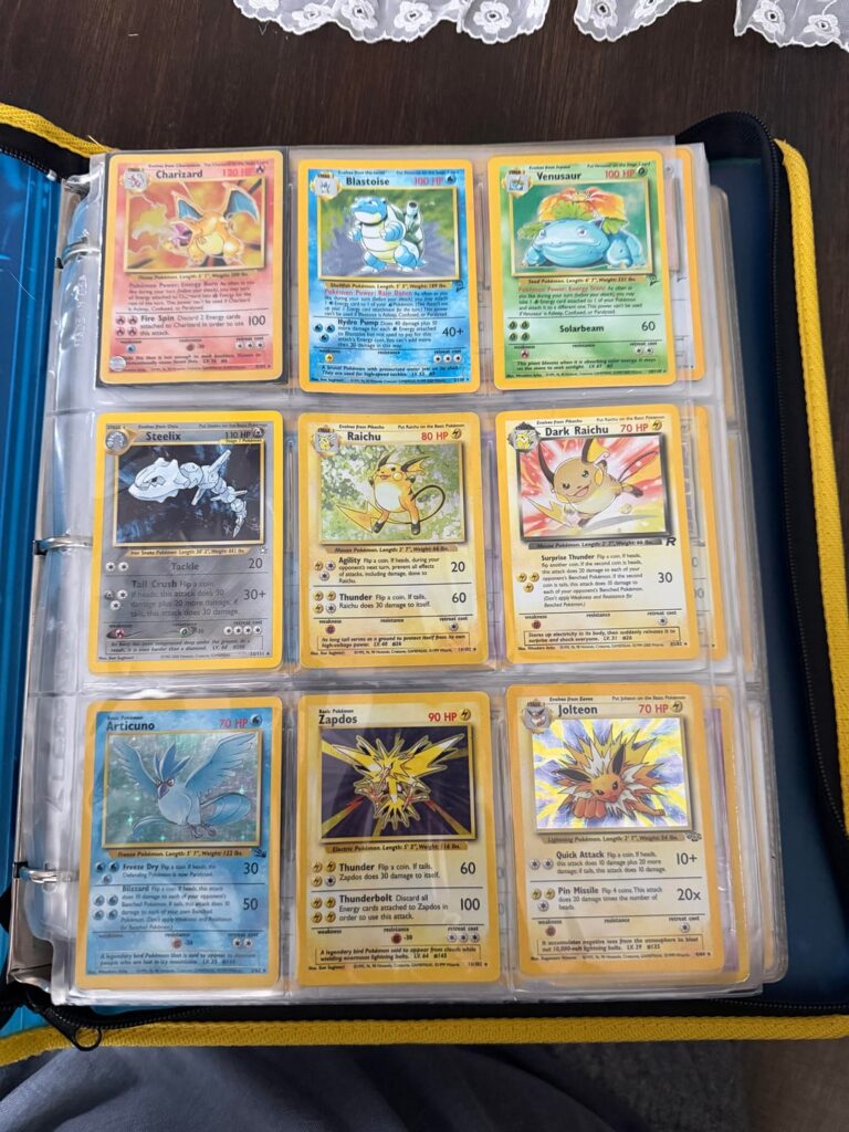 Preserving childhood cards