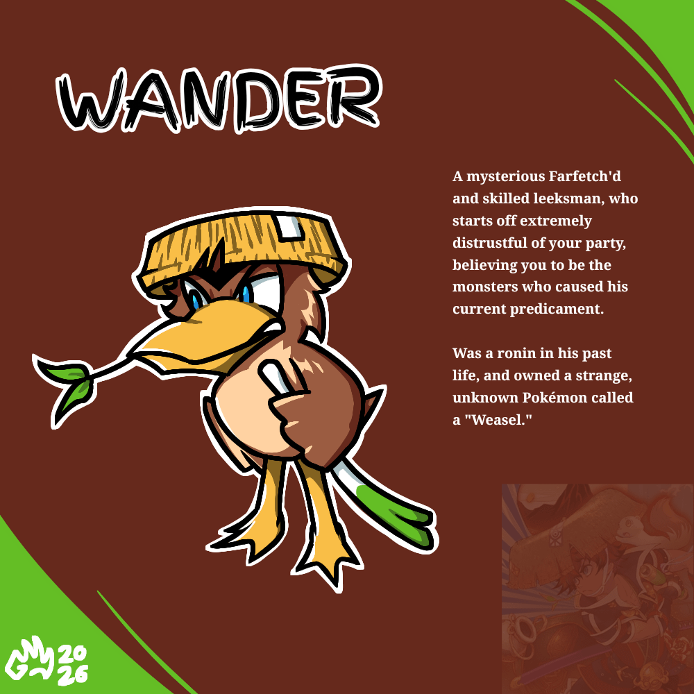 A Mystery Dungeon OC... with a twist