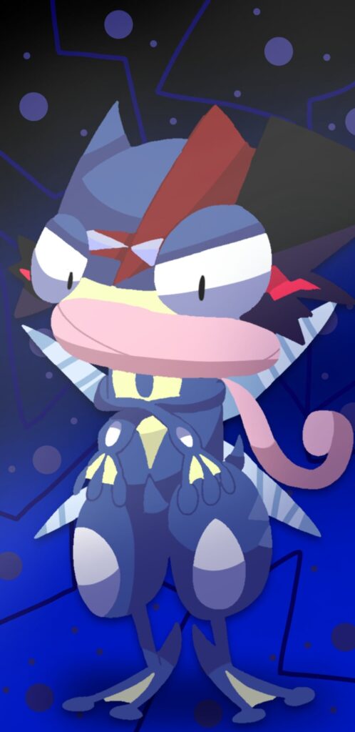 Ash Greninja in my art style