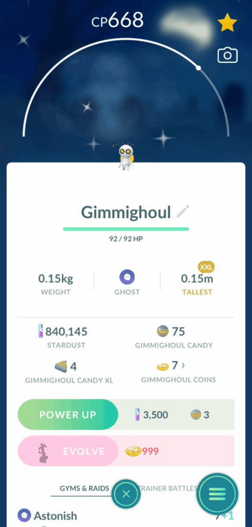 First Time Going for Gimmighoul