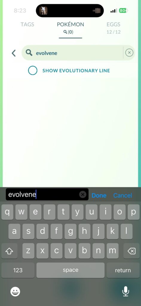 search string thing disabled?