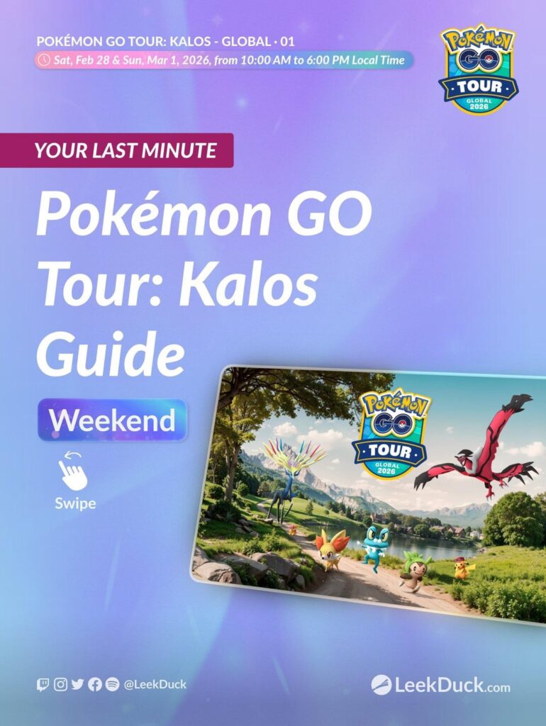 Your Last Minute Pokémon GO Tour: Kalos Guide (LeekDuck)