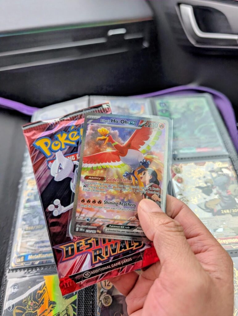 Buys booster box, get decent pulls. Buys two packs on the road, gets a hit 🤦 not complaining tho!