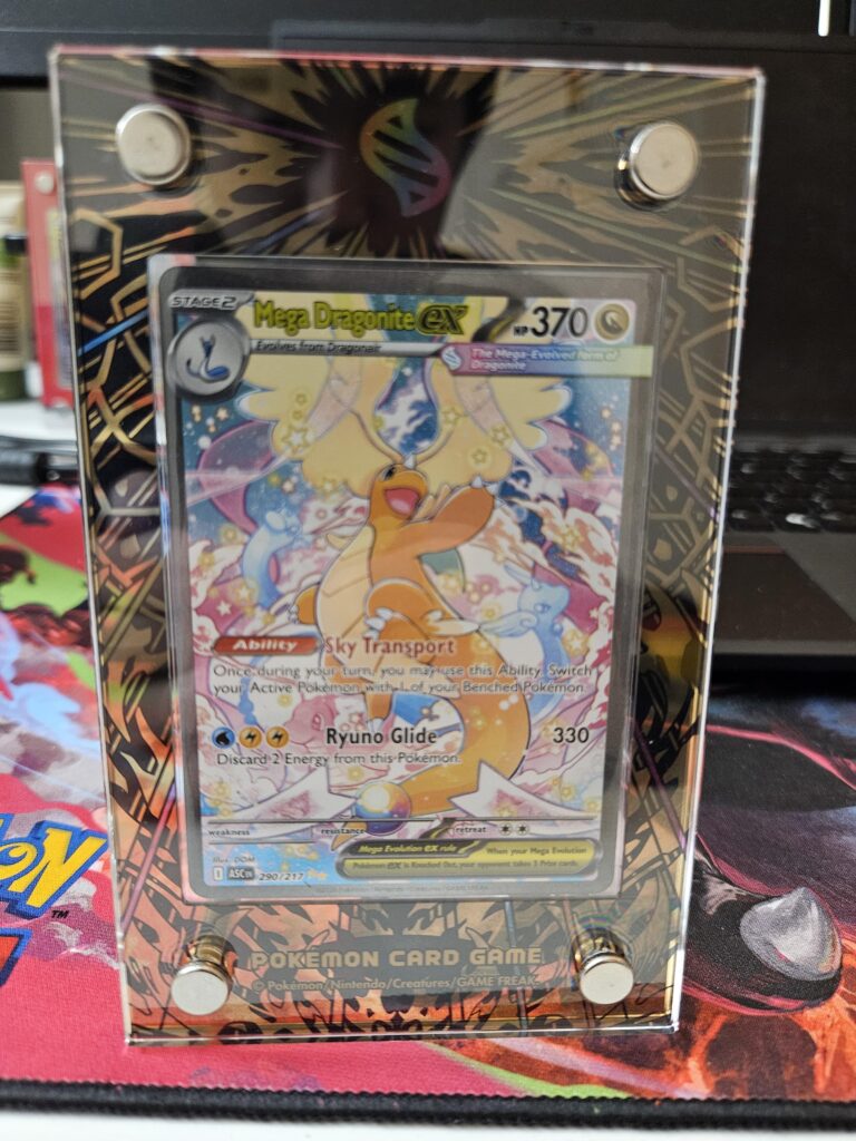 Is it fine to keep this card in the display case I got from Japan?