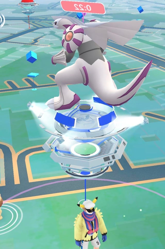 Raidboss being shown before the egg is hatched