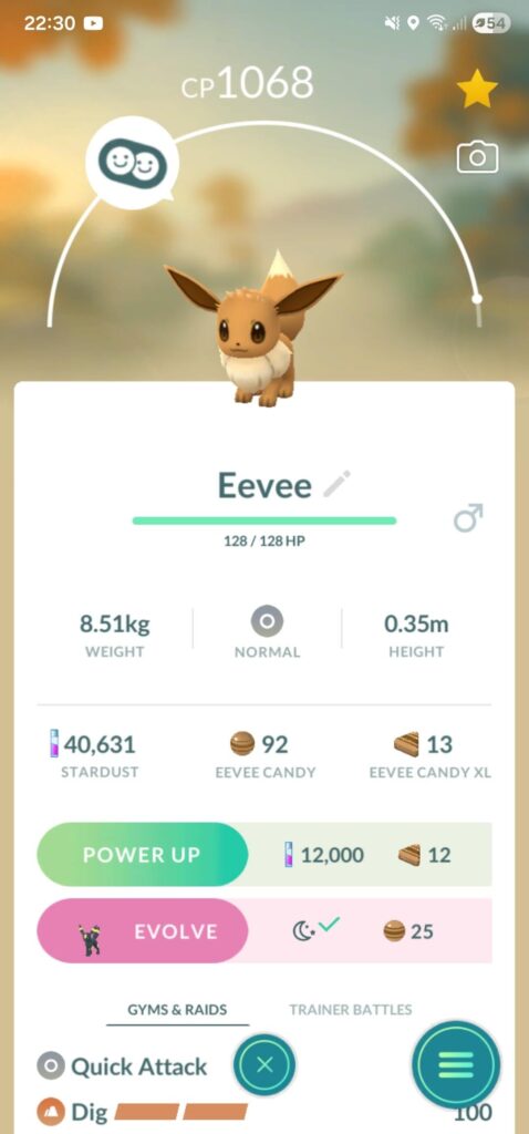 Eevee not evolving to Sylveon