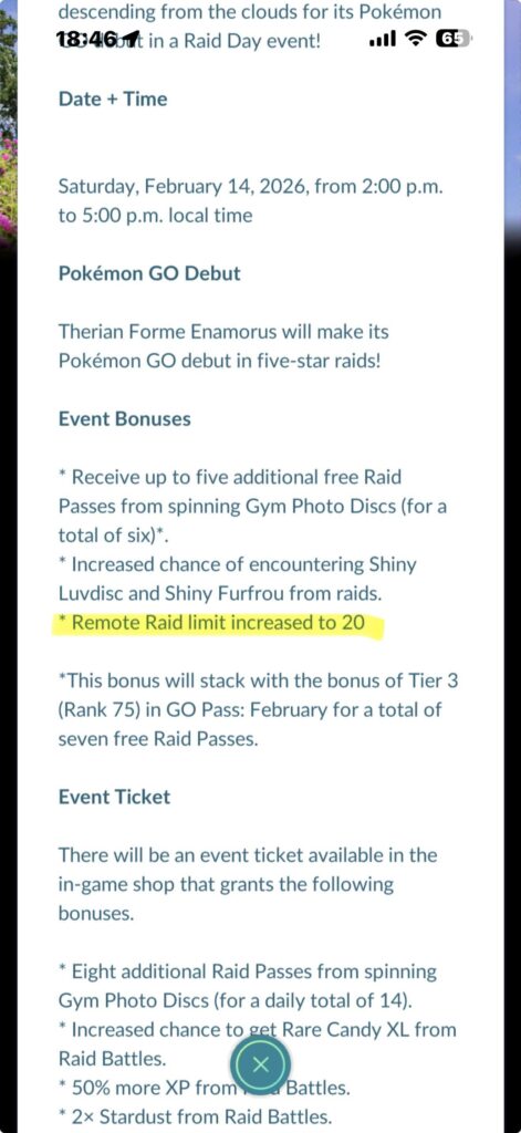 Remote Raid Pass Limit