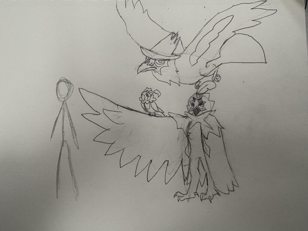 [OC] my irl Pokémon team if I had the skill to evolve them lol