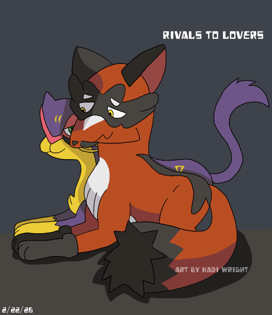 Rivals to Lovers [Prompt belongs to SparkleWolfGlitch and Art by me]
