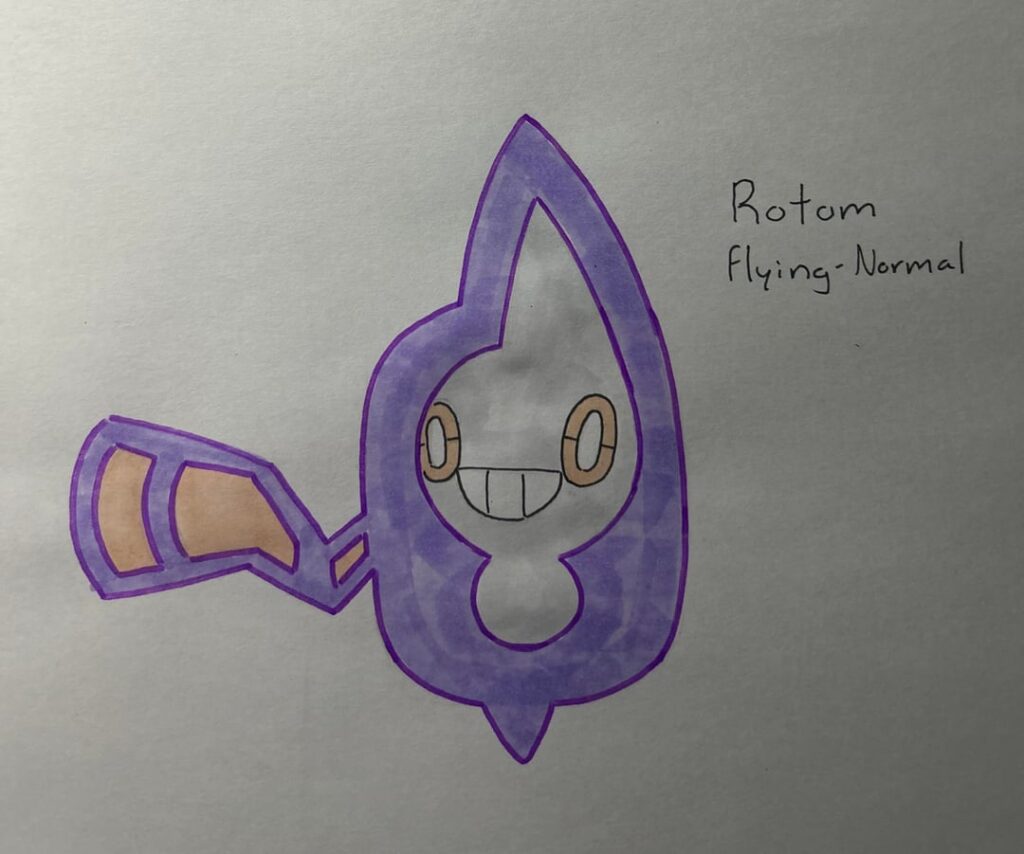 Regional Rotom for my Creepypasta/ analog horror inspired region