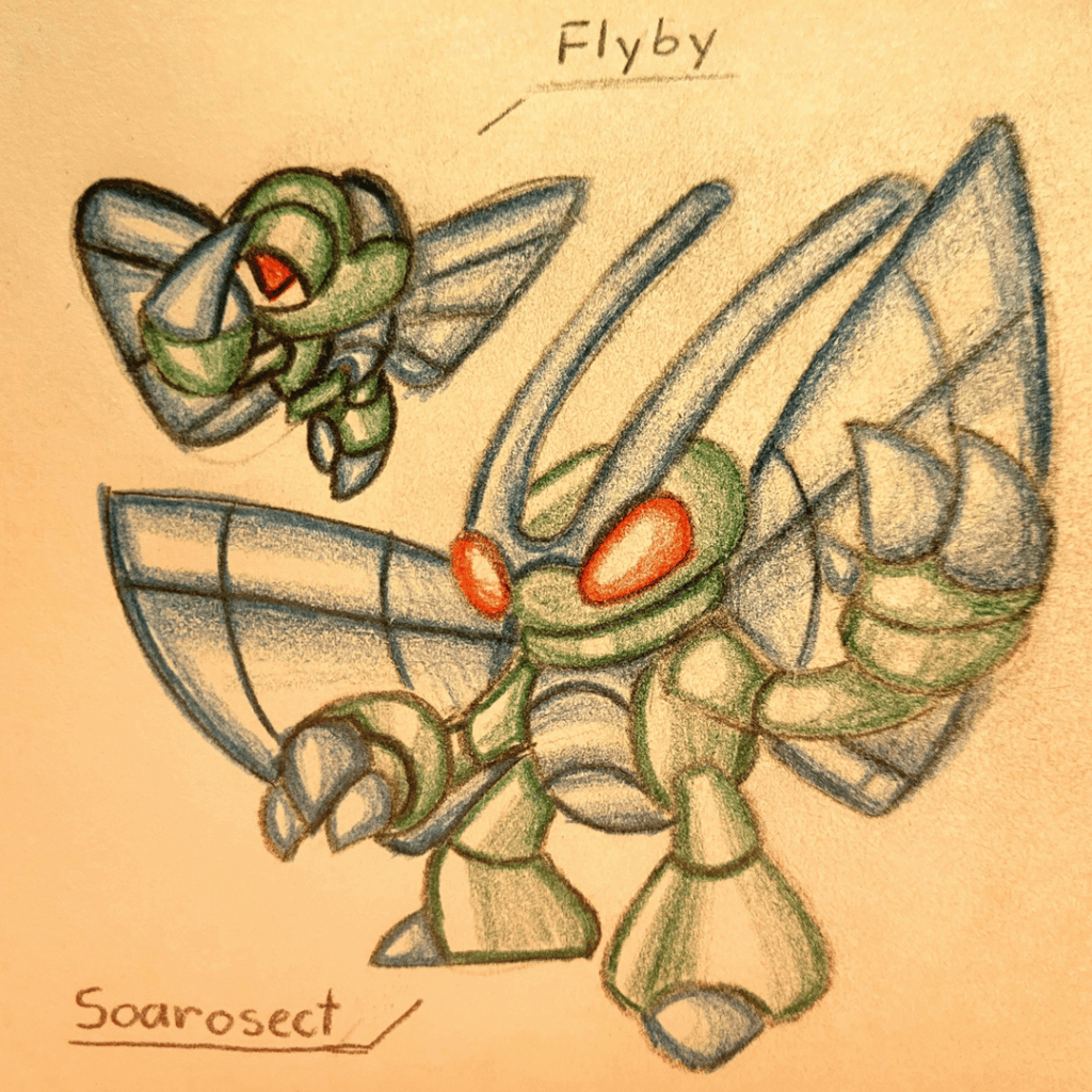 Flyby and Soarosect! (Bug/Flying)