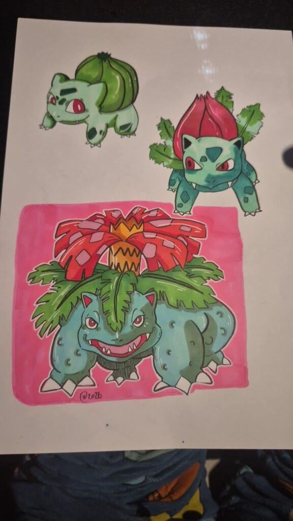 Bulbasuar, Ivysuar, Venasuar Print