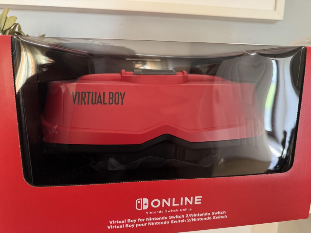 I thought the virtual boy wasn’t out for another few days but it’s here I guess.
