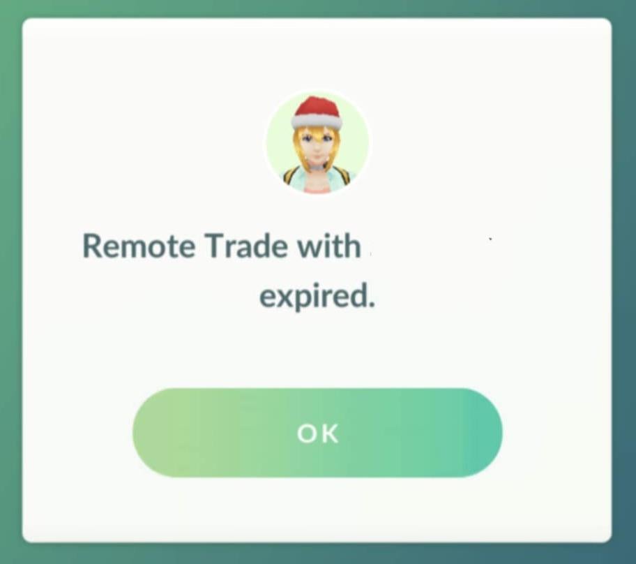 "remote trade expired" keeps popping up