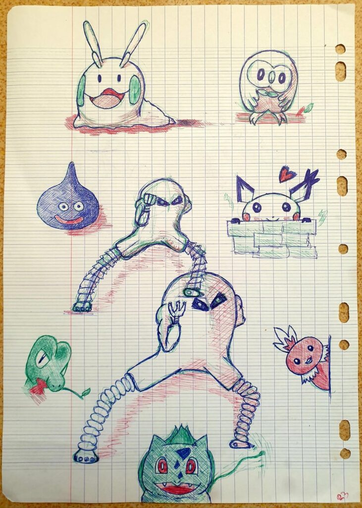 My brain on paper when I have nothing to do.