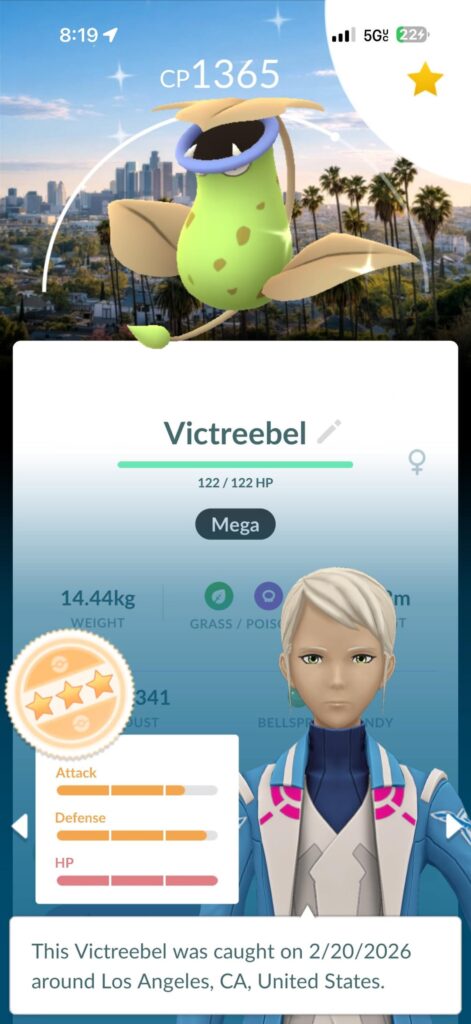 How am I doing for background shinies? 2 Days in LA tour so far