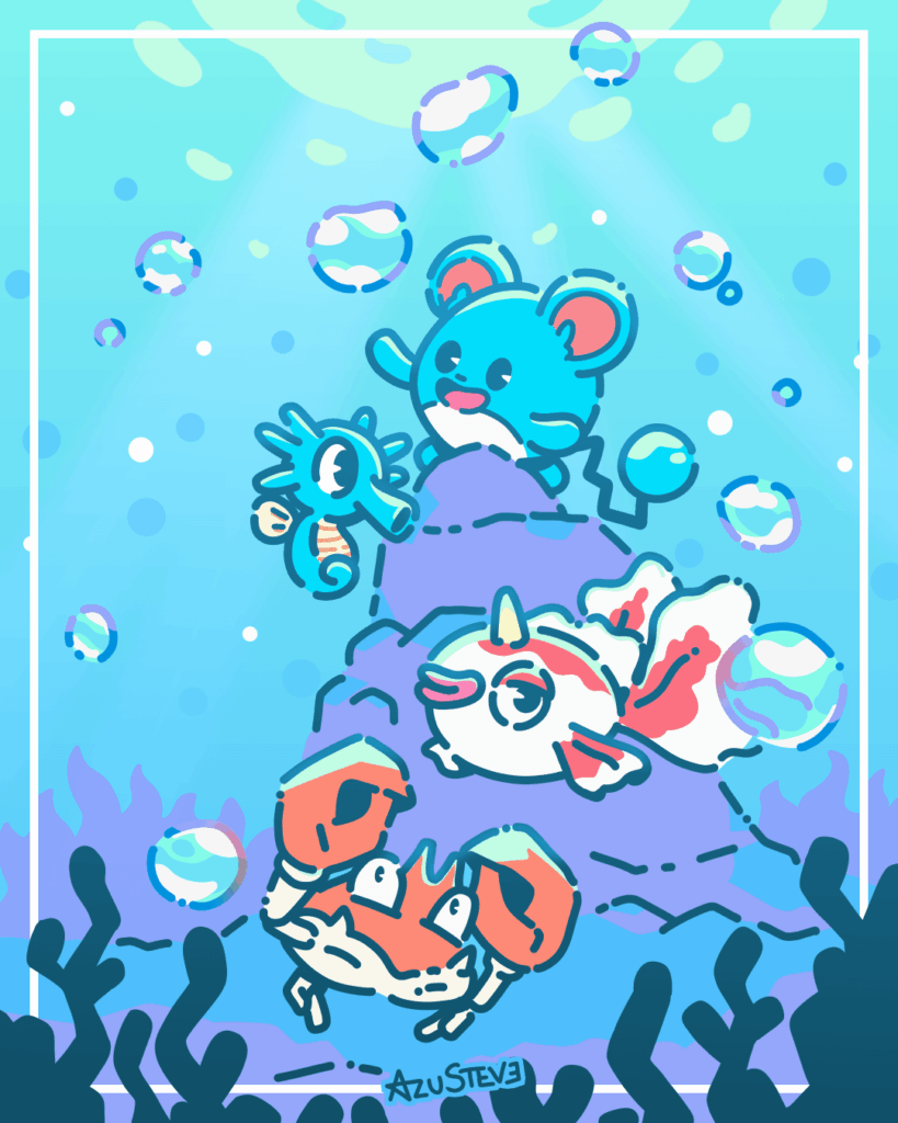 Underwater Friends [OC]