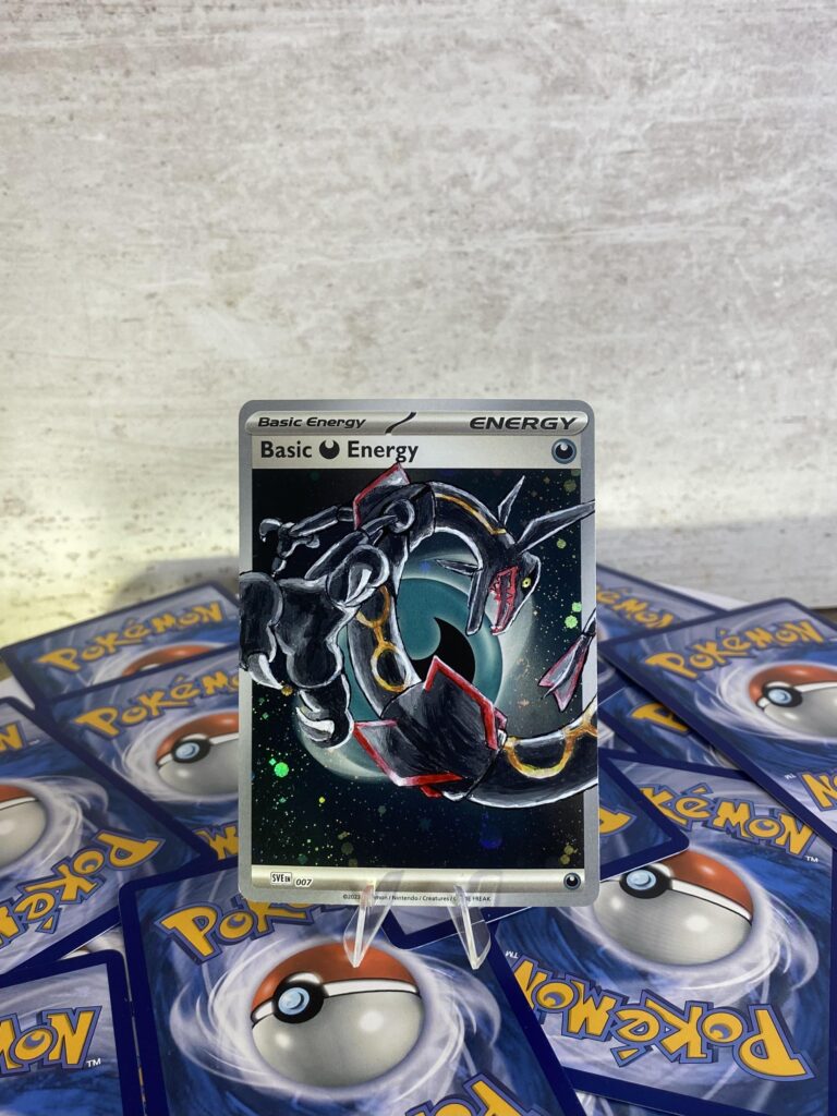 I painted a Rayquaza on a dark energy