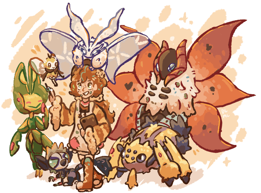 Me as a bug type gym leader [oc]