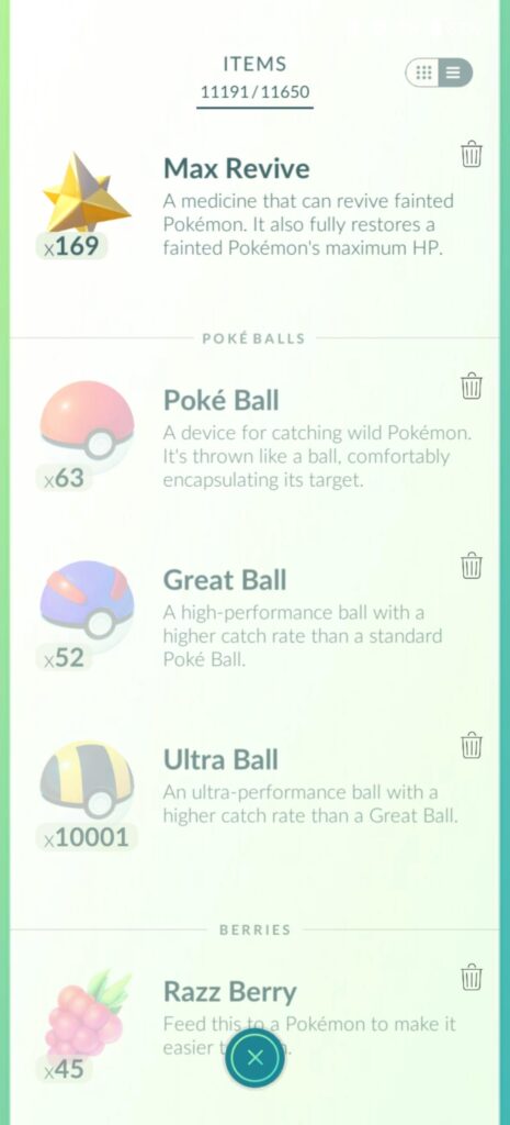 Just hit over 10k inventory for ultra balls.