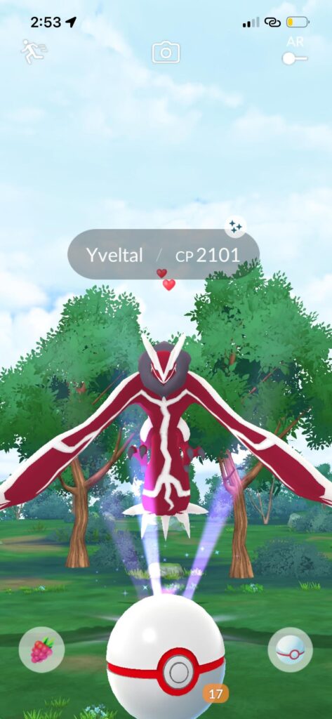 Shiny yveltal first raid