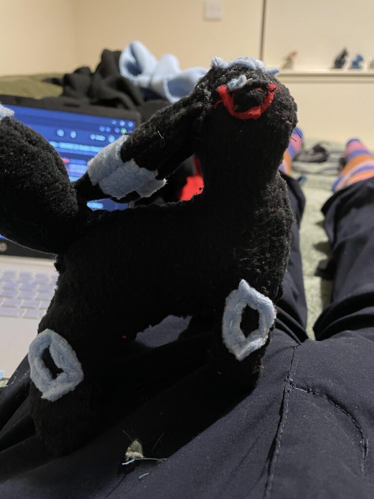 Plush Umbreon I made-OC