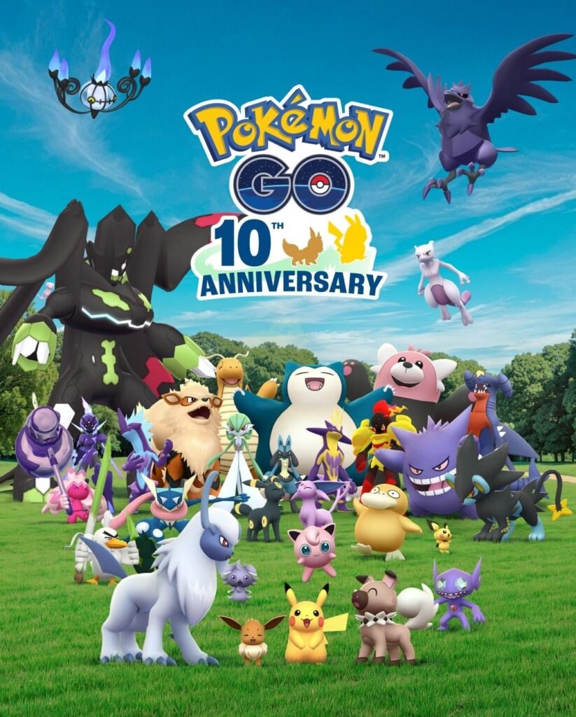 Mewtwo and Zygarde teased in 10th anniversary image