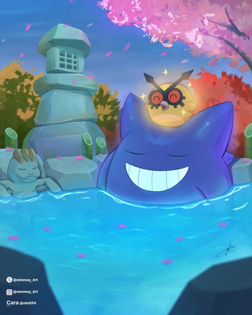 OC - Gengar enjoying his evening