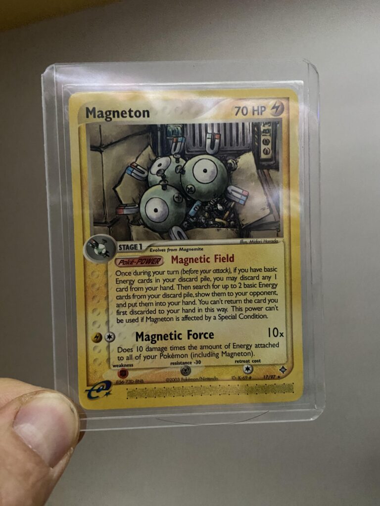 Dug up an old card when cleaning out my room. It's not particularly valuable, but it's from my favorite era (e-Reader), and it makes me think I should clean my room more than once every two decades...