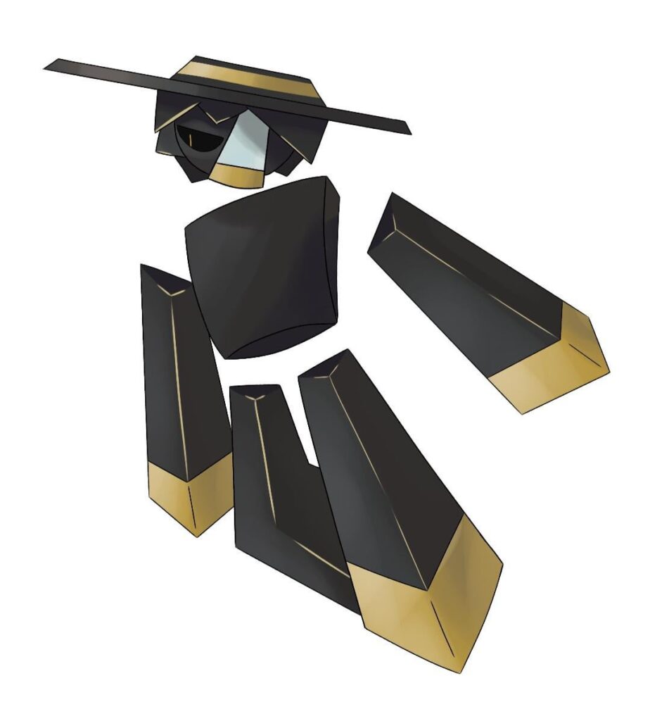 Ultra Beast concept – UB: Axis (Pokémon-style)