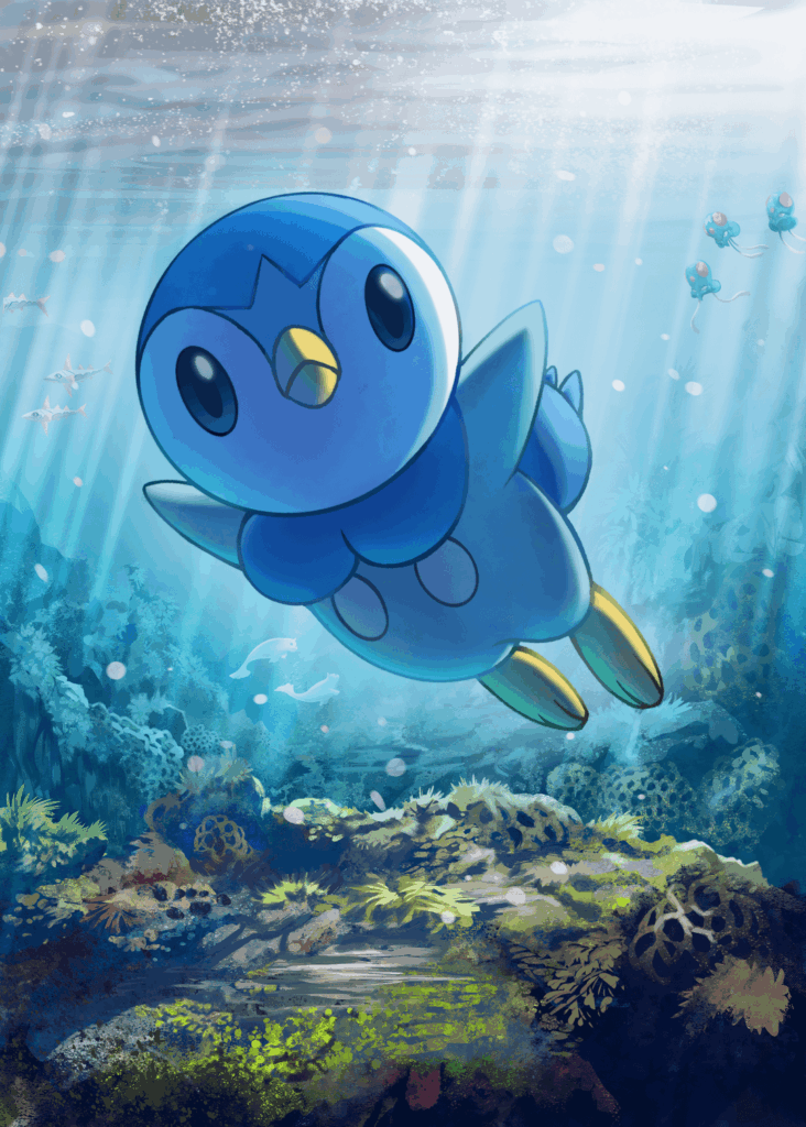 Piplup fan card birthday present