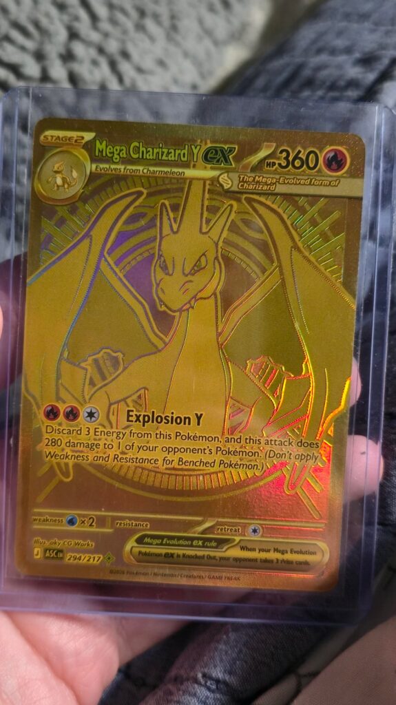 Ascended Heroes Gold Mega Charizard Y ex