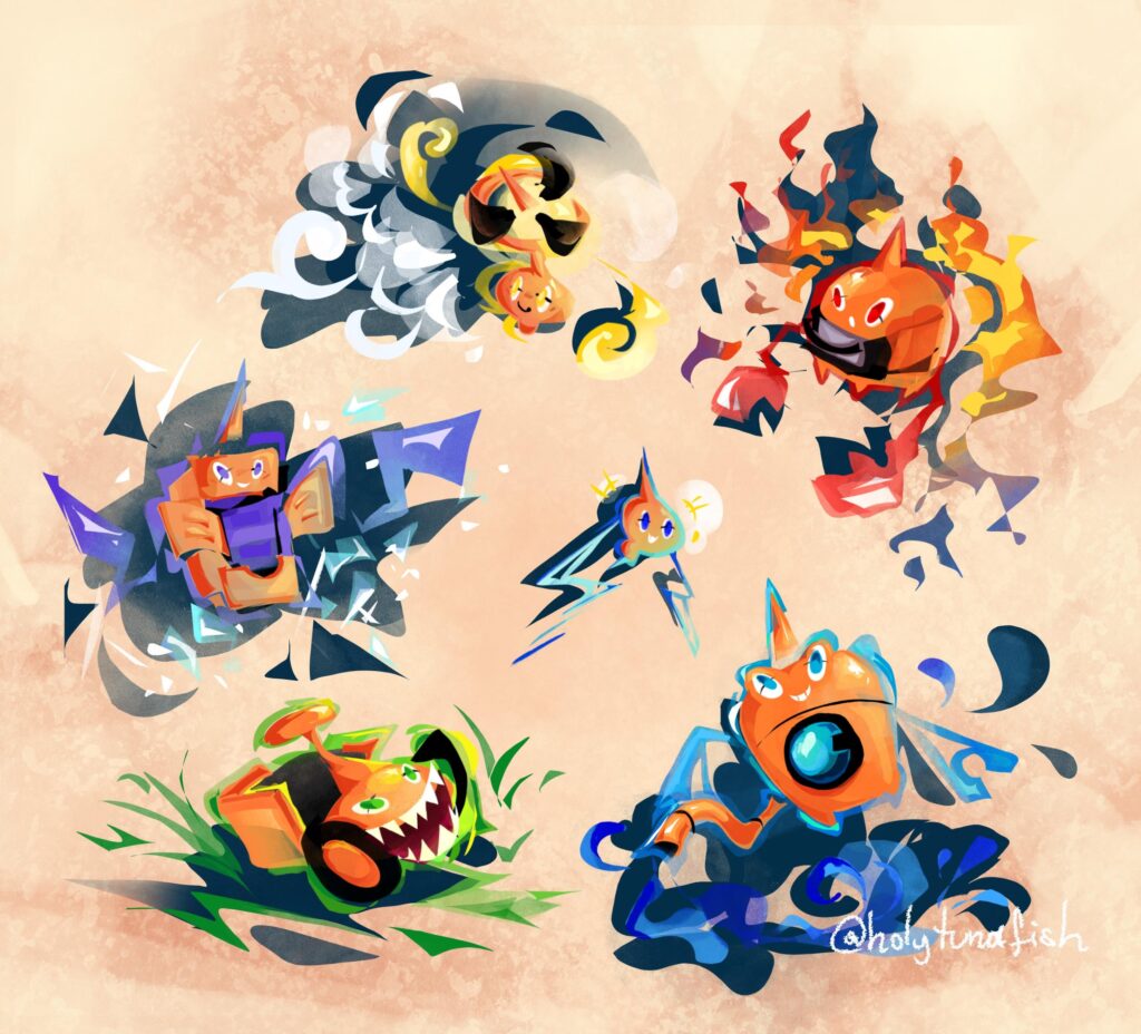[OC] I love Rotom, it's a cute lil guy :)
