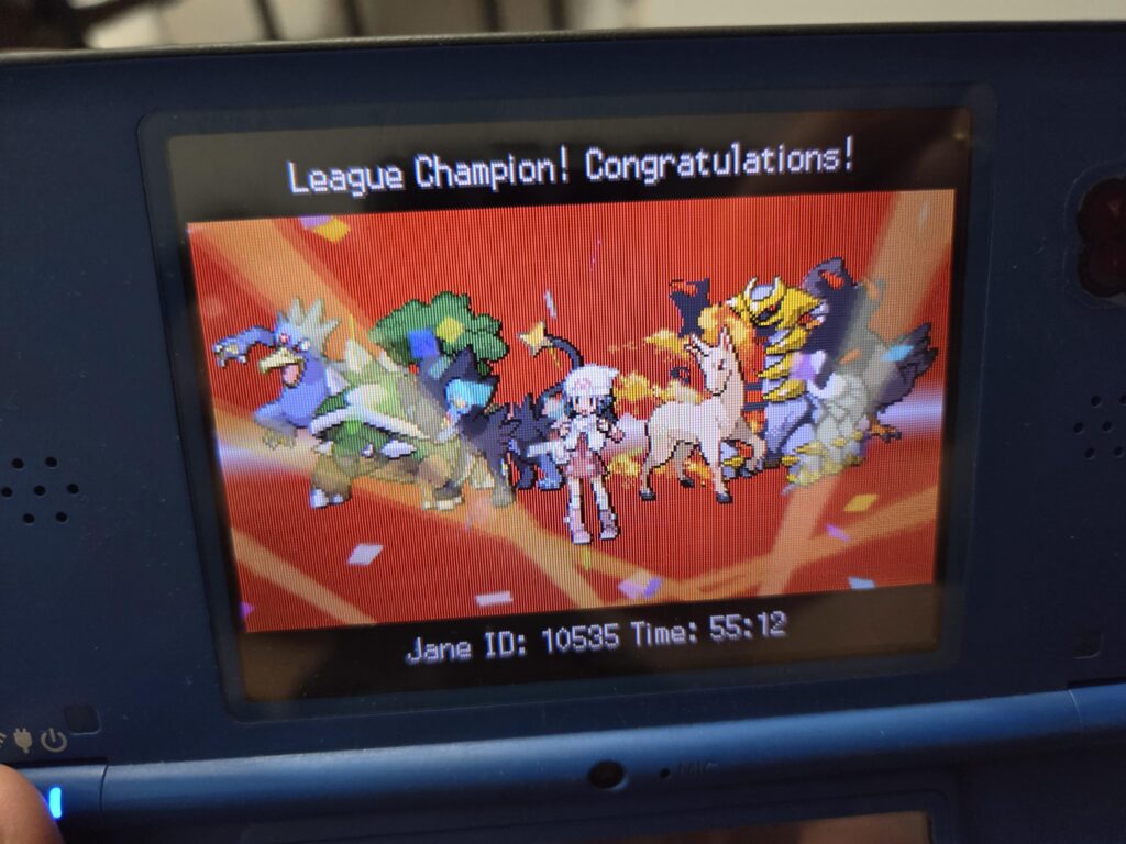 My GF Just Beat Platinum, Her First Ever Pokemon Game