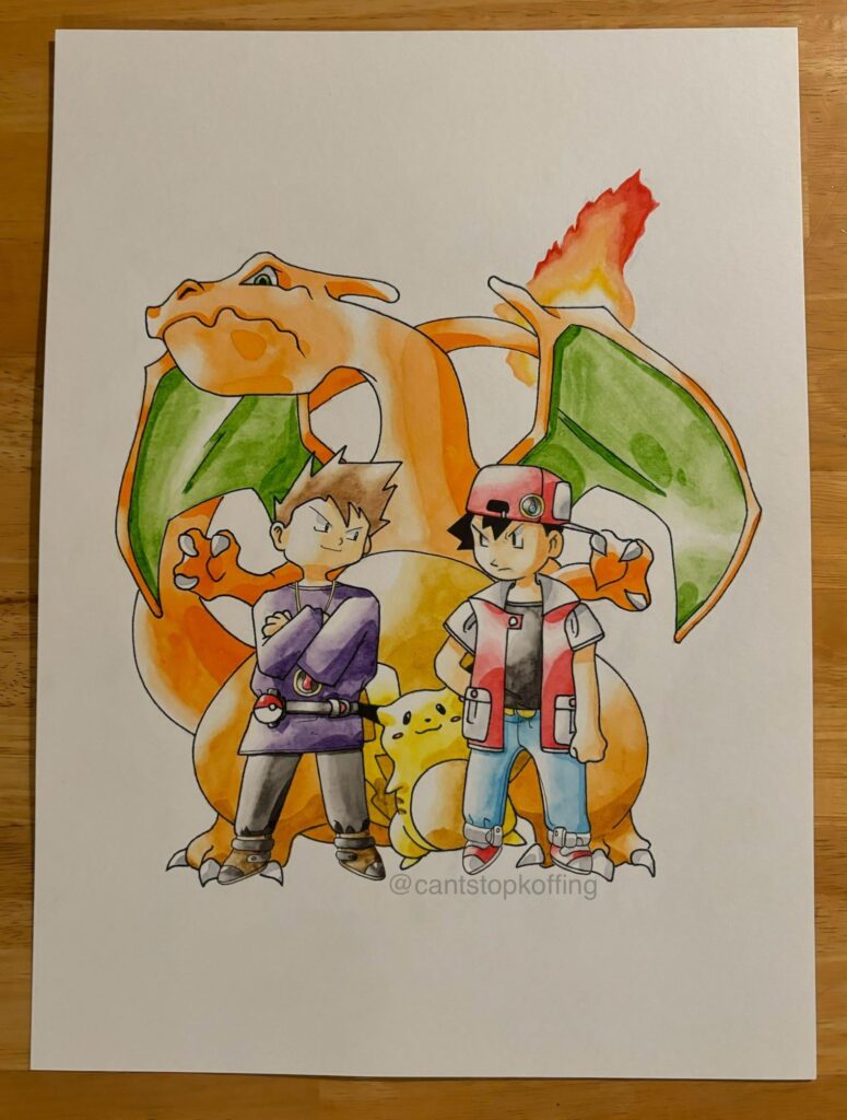 Ken Sugimori art, that I painted!
