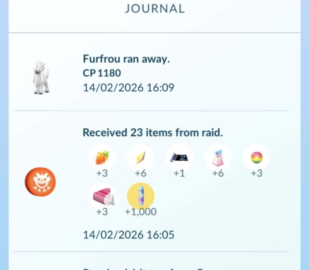 Did enamorous, got furfrou encounter - anyone else??