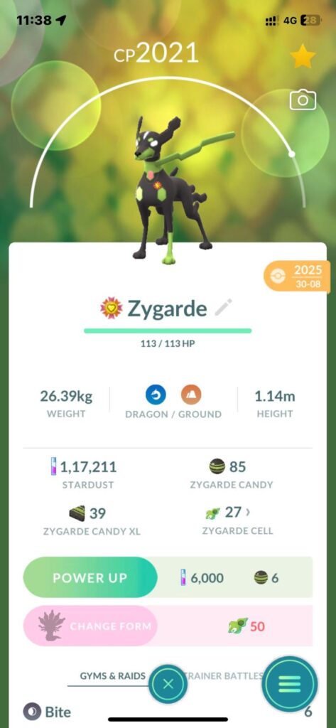 I got 4 Zygarde cells today