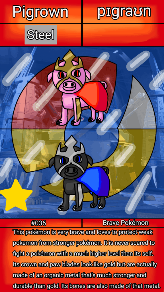 What do yall think of my fakemon based on my idol? (Idr if I've posted this here before)